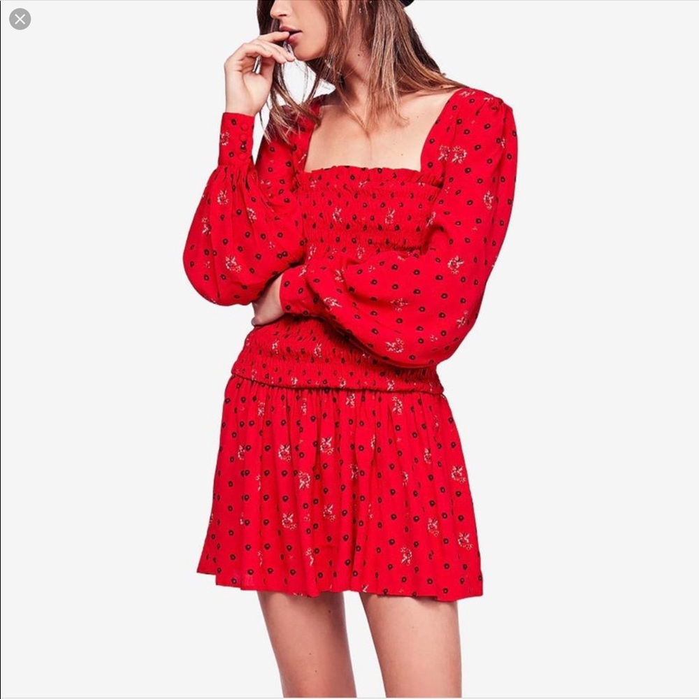 FREE PEOPLE RUBY COMBO MINI DRESS - Picture 3 of 8